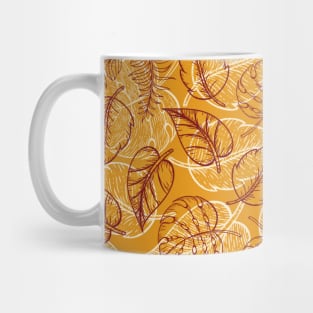 Leaf Line Art Mug